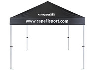 NORTH MANATEE 10X10 FEET MERCH TENT BLACK WHITE