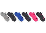 NORTH MANATEE SC   BASICS CS  COOL LIGHTWEIGHT NO SHOW SOCKS - 6PK GREY COMBO