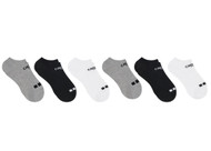 NORTH MANATEE SC    BASICS CS    COOL   LIGHTWEIGHT    NO SHOW SOCKS - 6PK WHITE COMBO