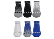 NORTH MANATEE SC    BASICS + CS    COOL   LIGHTWEIGHT     NO SHOW SOCKS - 6PK BLACK COMBO