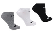 NORTH MANATEE SC    BASICS CS     COOL LIGHTWEIGHT    NO  SHOW  SOCKS - 3PK GREY COMBO