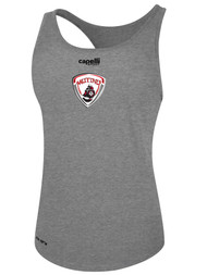NORTH MANATEE SC BASICS RACER BACK TANK LIGHT HEATHER GREY BLACK