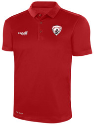 NORTH MANATEE SC CLASSICS POLY POLO RED WHITE