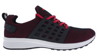NORTH MANATEE SC NY FLEX I SHOE BLACK RED