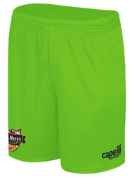 ST.MARY'S CS II GOALKEEPER SHORTS  NEON   GREEN  BLACK