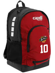 ST.MARY'S CS    II  BACKPACK   BLACK   RED  WHITE