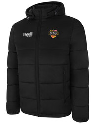 ST.MARY'S BASICS WINTER JACKET CREST WEARERS LEFT CHEST BLACK WHITE