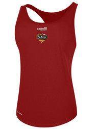 ST.MARY'S WOMEN'S BASICS RACER BACK TANK CENTER  LOGO   RED