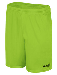 GBFC CS ONE PIQUE GOALKEEPER SHORTS NEON GREEN BLACK