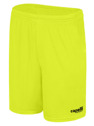 GBFC CS ONE PIQUE GOALKEEPER SHORTS NEON YELLOW BLACK