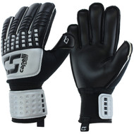 WASHINGTON RUSH CS 4 CUBE TEAM ADULT  GOALIE GLOVE WITH FINGER PROTECTION -- SILVER BLACK