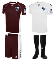 PAL SOCCER STANDARD UNIFORM KITS MAROON ($36.5 - $38.5)