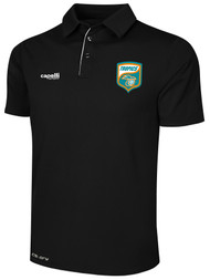 FLORIDA TROPICS PRO  CS ADULT POLO STYLE SHIRT--BLACK WHITE