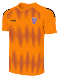 TN TEMPO MADISON STATIC II SHORT SLEEVE GOALKEEPER JERSEY NEON ORANGE