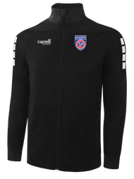 TN TEMPO TRIBECA FULL ZIP TRAINING  JACKET  BLACK WHITE