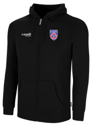 TN TEMPO   BASICS FLEECE FULL ZIP   HOODIE CREST   WEARERS LEFT CHEST BLACK WHITE