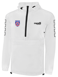 TN TEMPO CLASSIC PACKABLE WINDBREAKER CREST   ON WEARERS   RIGHT CHEST WHITE BLACK