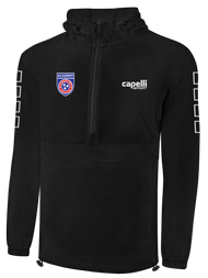 TN TEMPO CLASSIC PACKABLE WINDBREAKER BLACK WHITE