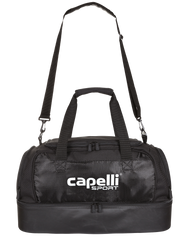 TN TEMPO 4 CUBE HARD BOTTOM DUFFLE BAG BLACK WHITE