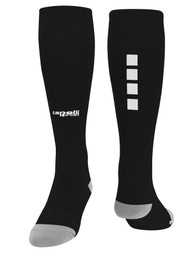 NORTH POLK UNITED CS ONE SOFT II   MATCH SOCK    BLACK WHITE