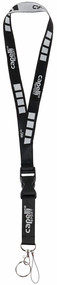 NORTH POLK UNITED CS LANYARD BLACK WHITE