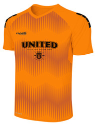 NORTH POLK UNITED MADISON STATIC II SHORT SLEEVE GOALKEEPER  JERSEY   NEON ORANGE