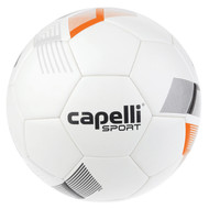 NORTH POLK UNITED TRIBECA METRO SOCCER BALL TEAM ORANGE METALLIC SILVER BLACK
