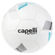 NORTH POLK UNITED TRIBECA METRO SOCCER BALL TURQUOISE METALLIC SILVER BLACK
