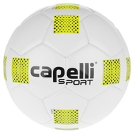 NORTH POLK UNITED FUSION II CUBES SOCCER BALL WHITE NEON LIME BLACK