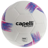 NORTH POLK UNITED TRIBECA STRIKE SOCCER BALL BRIGHT PINK PROMO BLUE