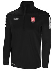 NORTH POLK UNITED TRIBECA 1/4 ZIP   TRAINING TOP BLACK