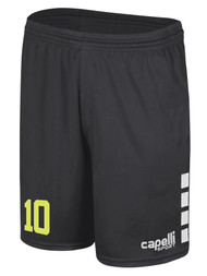 VSA RUSH TEAM MATCH SHORTS DARK   GREY   BLACK