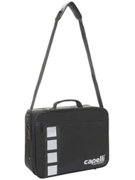 UNITED FC RUSH  4 CUBE PRO MEDICAL BAG 17.25”L x 5 .375”W x 13.25”H BLACK SILVER METALLIC