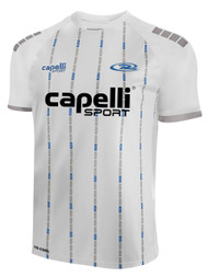 UNITED FC RUSH MADISON MATCH SHORT SLEEVE JERSEY WHITE PROMO  GREY PROMO BLUE