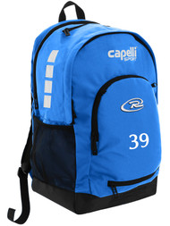 UNITED FC RUSH CS II BACKPACK BLACK PROMO   BLUE