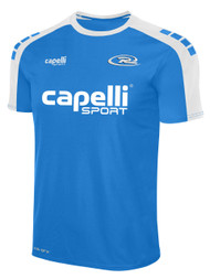 UNITED FC RUSH SOHO SHORT SLEEVE MATCH JERSEY PROMO BLUE WHITE