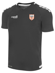 NJ CRUSH UPTOWN SHORT SLEEVE TRAINING  JERSEY DARK GREY WHITE
