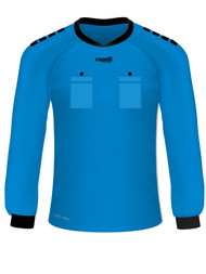BASICS REFEREE LONG SLEEVE    JERSEY REFEREE    BLUE BLACK - WYOMING