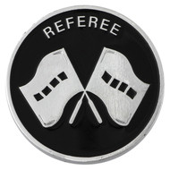 CS REFEREE COIN BLACK METALLIC SILVER - WYOMING