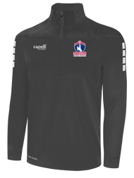 REFEREE TRIBECA 1/4 ZIP TRAINING JACKET DARK GREY  - WYOMING