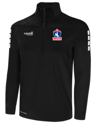 REFEREE TRIBECA 1/4 ZIP TRAINING JACKET BLACK  - WYOMING