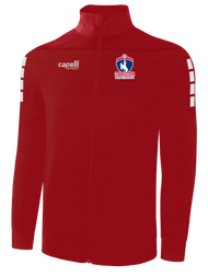 REFEREE TRIBECA TRAINING JACKET RED WHITE - WYOMING