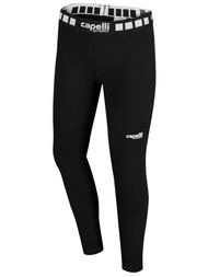 REFEREE WOMEN'S FULL LENGTH PERFORMANCE TIGHTS BLACK - WYOMING
