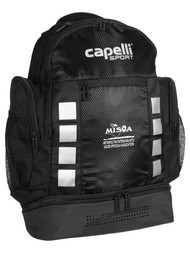 REFEREE CUBE BACKPACK BLACK SILVER - MISOA
