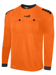 BASICS REFEREE LONG    SLEEVE JERSEY   TEAM ORANGE BLACK - MISOA