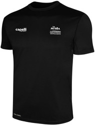 REFEREE BASICS TRAINING TEE BLACK WHITE - MISOA