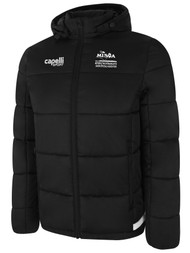 REFEREE UPTOWN SHORT WINTER JACKET BLACK WHITE - MISOA