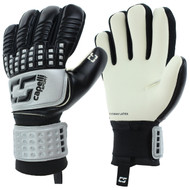 CONNECTICUT SOUTH WEST RUSH CS 4 CUBE COMPETITION ADULT GOALKEEPER GLOVE --SILVER BLACK