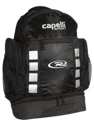 FT LAUDERDALE RUSH 4 CUBE BACKPACK 11.5”L x 7”W x 19”H BLACK SILVER