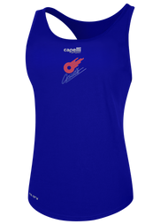 KC COMETS  BASICS WOMEN'S RACER BACK TANK ROYAL BLUE